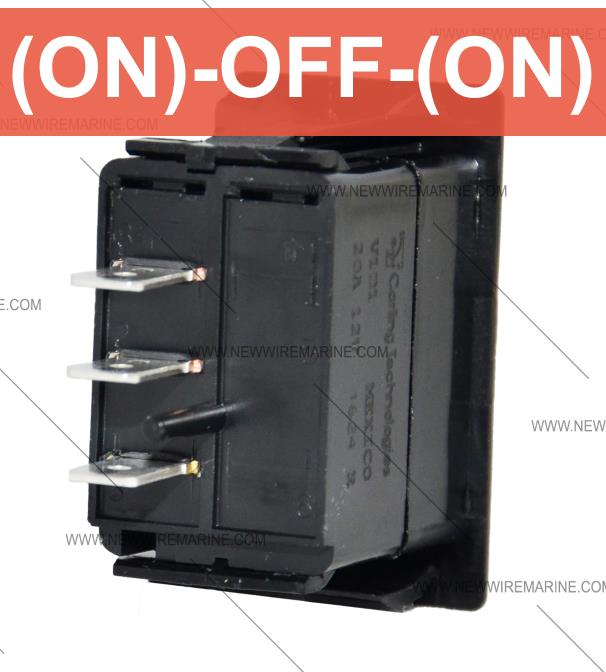 thumbnail image 2 of On-Off-On Toggle Switch For Boat Trim & Tilt – Marine Grade Up/Down Control (SW-UP02) 2 of 2