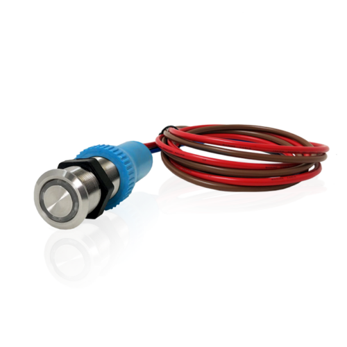 CH Universal Waterproof Momentary Push Button Switch - 2 Wire, For Horn Or Other 12V Applications (MOM-B)