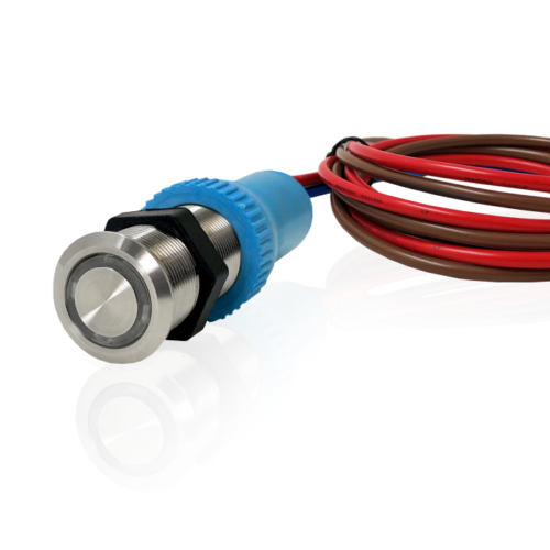 thumbnail image 2 of CH Universal Waterproof Momentary Push Button Switch - 2 Wire, For Horn Or Other 12V Applications (MOM-B) 2 of 6