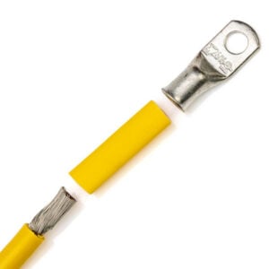 Custom Marine Battery Cables - Yellow