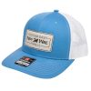 Captain's Choice Trucker - Columbia Blue/White