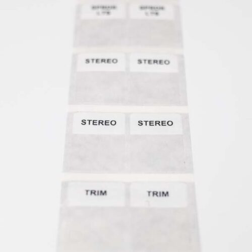 Preprinted Self-Laminating Wire & Circuit Labels