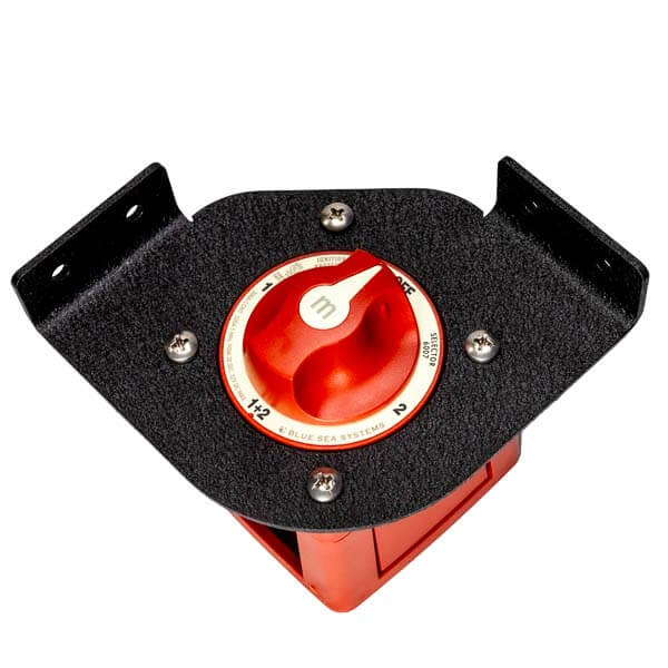 Corner Bass Boat Battery Disconnect Switch Bracket