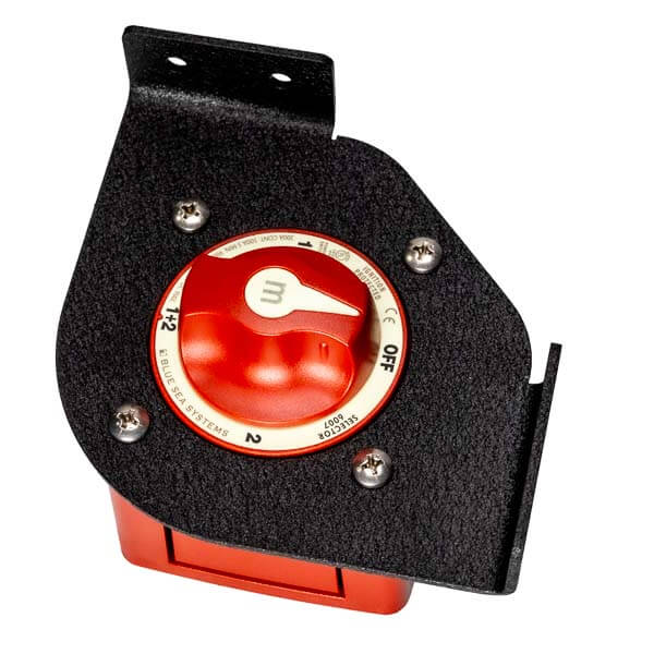 Corner Bass Boat Battery Disconnect Switch Bracket