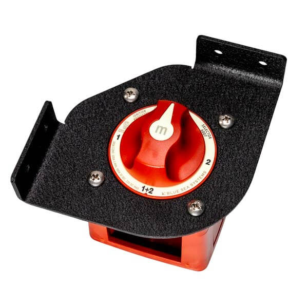 Corner Bass Boat Battery Disconnect Switch Bracket