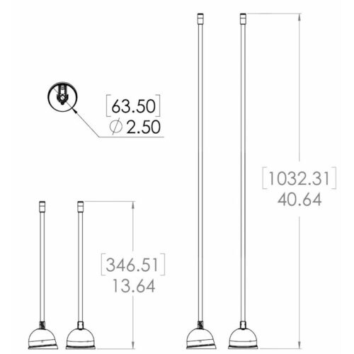 lumitec contour anchor light dimensions