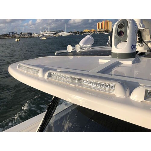 High lumen dimmable boat light bar with TTP control