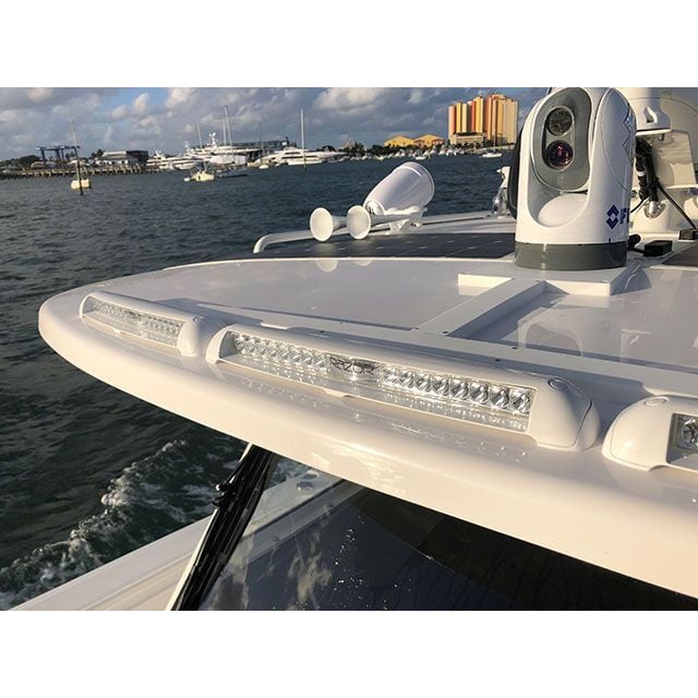 High lumen dimmable boat light bar with TTP control