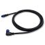 NMEA 2000 right angle cable with waterproof 5-pin connectors for marine electronics