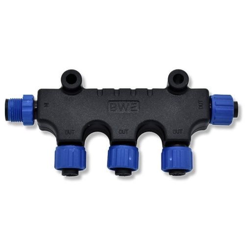 NMEA 2000 3-way T-connector for multiple marine network branches