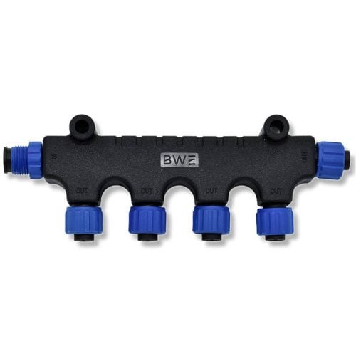 NMEA 2000 4-way T-connector for marine electronics network expansion