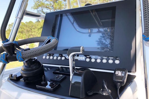 Custom dash panel replacement completed for a 2018 Contender 24 Sport