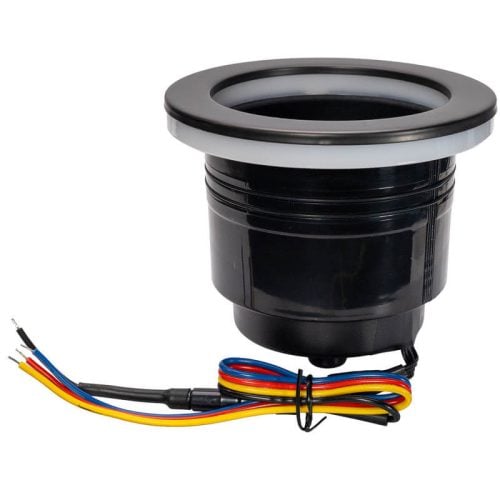 RGB Lighted Ring Cup Holder – Matte Black PVD