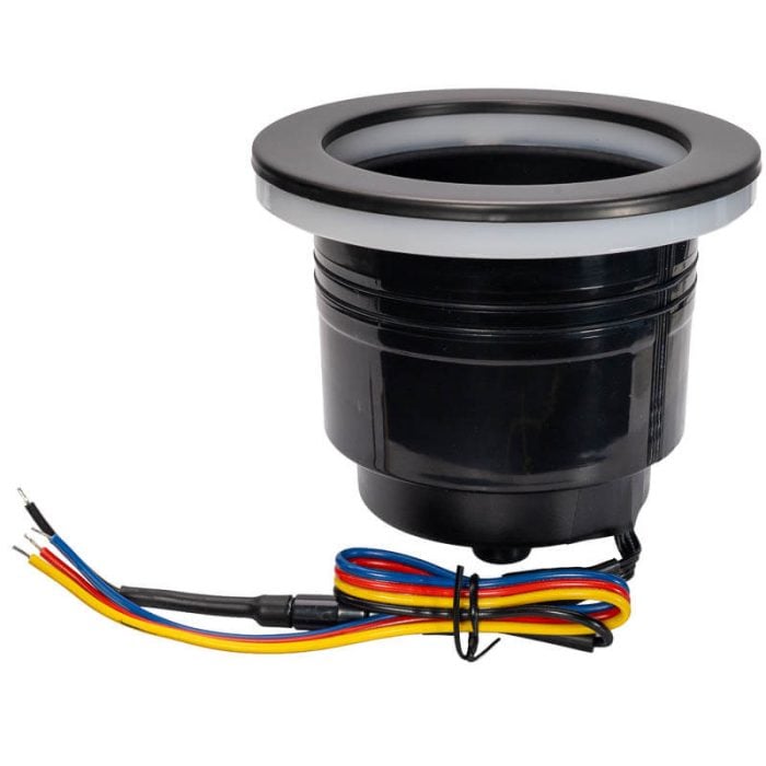 RGB Lighted Ring Cup Holder – Matte Black PVD