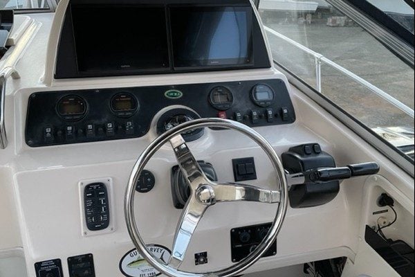 Finished dash panel upgrade for a 2005 Grady-White Marlin 300 helm