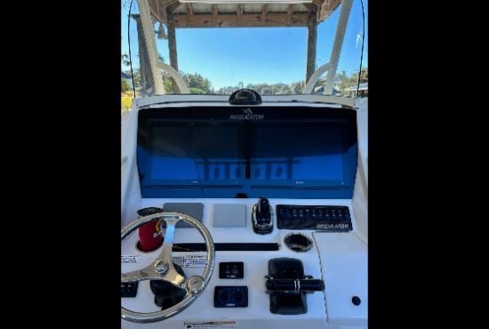 OEM-style Regulator dash panel designed and built by New Wire Marine