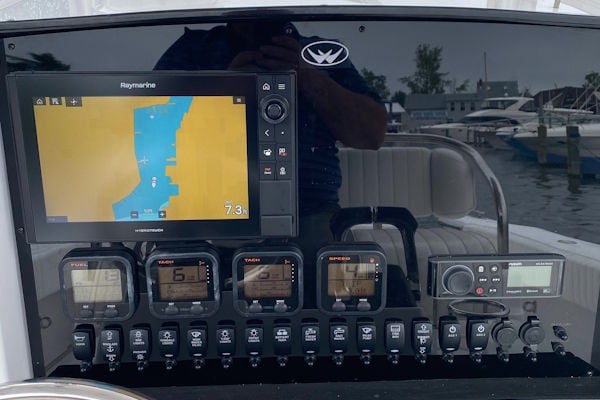 Custom dash panel replacement on a Southport 28 with upgraded electronics and switch layout