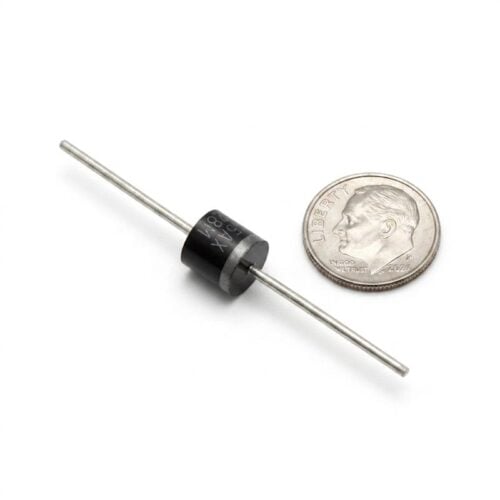 20A diode next to a US quarter