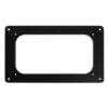 Yamaha 6Y9 mounting plate, Yamaha gauge adapter plate, marine electronics adapter plate, boat dash adapter plate, Yamaha display mounting plate