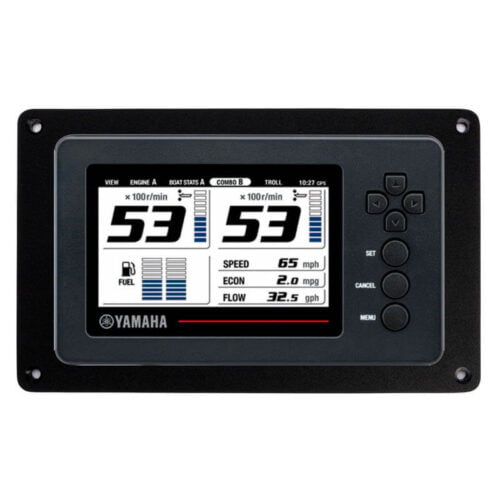 Yamaha 6YC mounting plate, Yamaha gauge adapter plate, marine electronics adapter plate, boat dash adapter plate, Yamaha display mounting plate