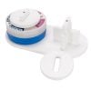 Marine HDPE Leader Spool Holder Showing Removable Spool Retainers