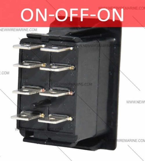 back of an 8 terminal rocker switch